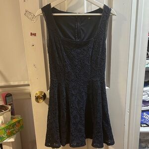 City Studio Navy Lace Kids Formal Dress